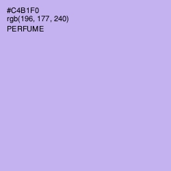 #C4B1F0 - Perfume Color Image