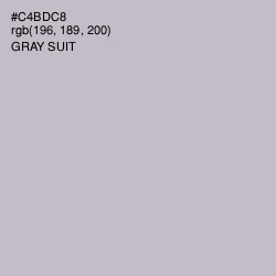 #C4BDC8 - Gray Suit Color Image