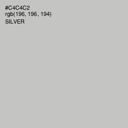 #C4C4C2 - Silver Color Image