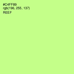 #C4FF89 - Reef Color Image