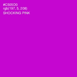 #C505D0 - Shocking Pink Color Image