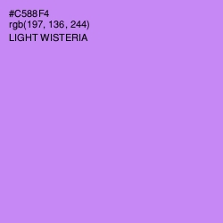 #C588F4 - Light Wisteria Color Image