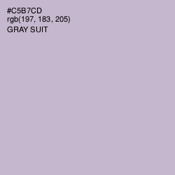 #C5B7CD - Gray Suit Color Image