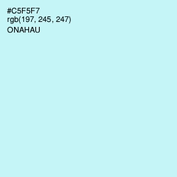 #C5F5F7 - Onahau Color Image