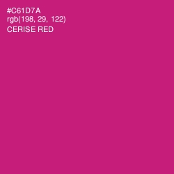 #C61D7A - Cerise Red Color Image