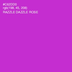 #C62DD0 - Razzle Dazzle Rose Color Image