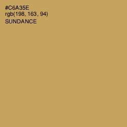 #C6A35E - Sundance Color Image