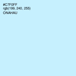 #C7F0FF - Onahau Color Image