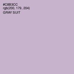 #C8B3CC - Gray Suit Color Image