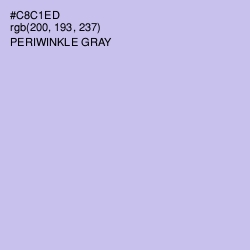 #C8C1ED - Periwinkle Gray Color Image