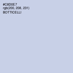 #C8D0E7 - Botticelli Color Image