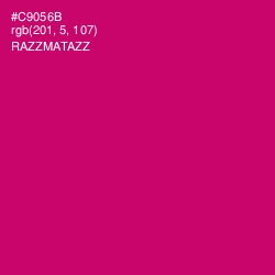 #C9056B - Razzmatazz Color Image