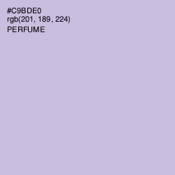 #C9BDE0 - Perfume Color Image