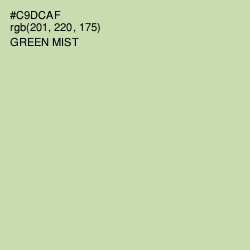 #C9DCAF - Green Mist Color Image