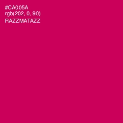 #CA005A - Razzmatazz Color Image