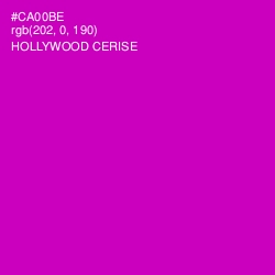 #CA00BE - Hollywood Cerise Color Image
