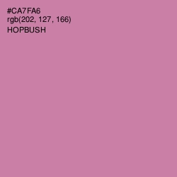 #CA7FA6 - Hopbush Color Image