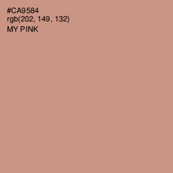 #CA9584 - My Pink Color Image