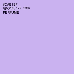 #CAB1EF - Perfume Color Image
