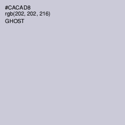 #CACAD8 - Ghost Color Image
