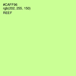 #CAFF96 - Reef Color Image