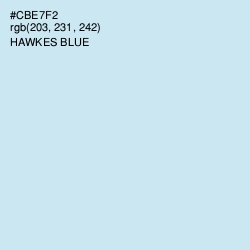 #CBE7F2 - Hawkes Blue Color Image