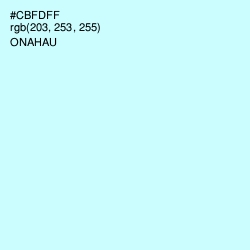 #CBFDFF - Onahau Color Image