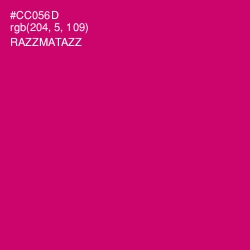 #CC056D - Razzmatazz Color Image