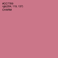 #CC7789 - Charm Color Image