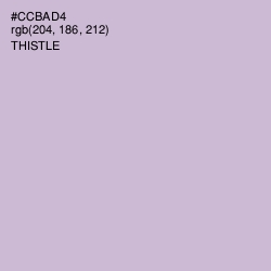 #CCBAD4 - Thistle Color Image