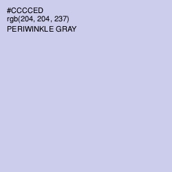 #CCCCED - Periwinkle Gray Color Image