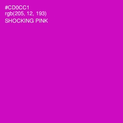 #CD0CC1 - Shocking Pink Color Image