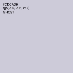 #CDCAD9 - Ghost Color Image
