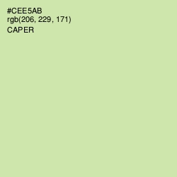 #CEE5AB - Caper Color Image