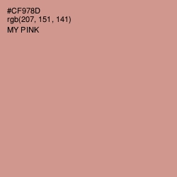 #CF978D - My Pink Color Image