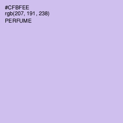 #CFBFEE - Perfume Color Image