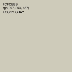 #CFCBBB - Foggy Gray Color Image