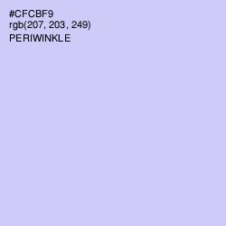 #CFCBF9 - Periwinkle Color Image