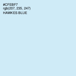 #CFEBF7 - Hawkes Blue Color Image