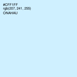 #CFF1FF - Onahau Color Image