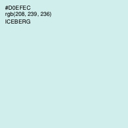 #D0EFEC - Iceberg Color Image