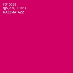 #D10065 - Razzmatazz Color Image