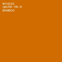 #D16C00 - Bamboo Color Image