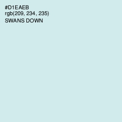 #D1EAEB - Swans Down Color Image
