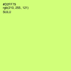 #D2FF79 - Sulu Color Image