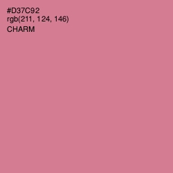 #D37C92 - Charm Color Image