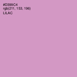 #D399C4 - Lilac Color Image