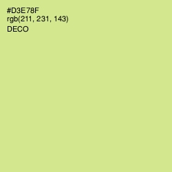 #D3E78F - Deco Color Image