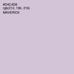 #D4C4D8 - Maverick Color Image