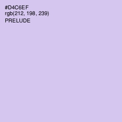 #D4C6EF - Prelude Color Image
